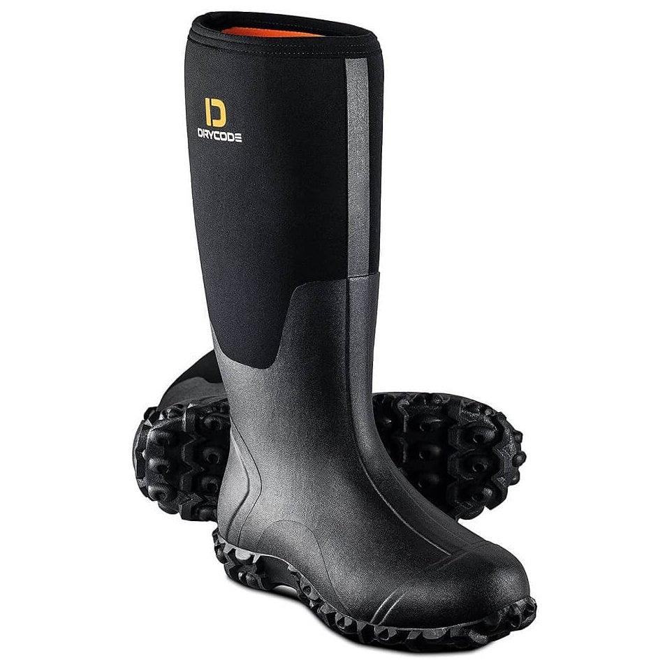 Outdoor Anti Slip Rubber Boots with Steel Shank for Men Fishing Farming All-Season - drycodeusa