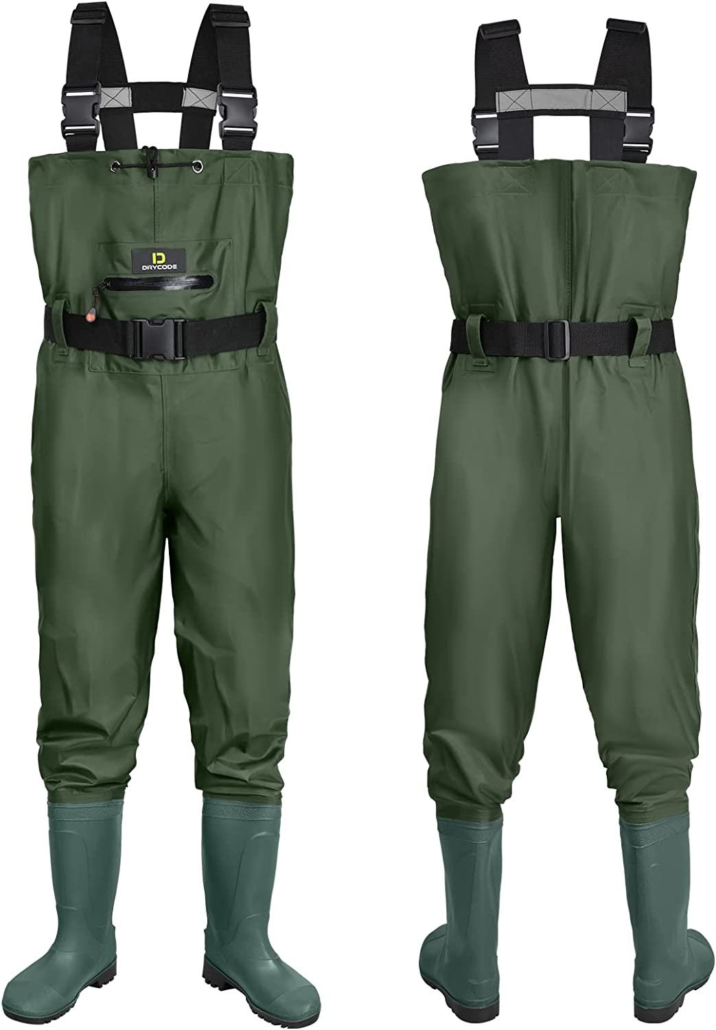 Waders with boot frame 70D Nylon Fishing Chest Waders for waders fishing  boots for men and women hunting fishing waders. : : Sports 