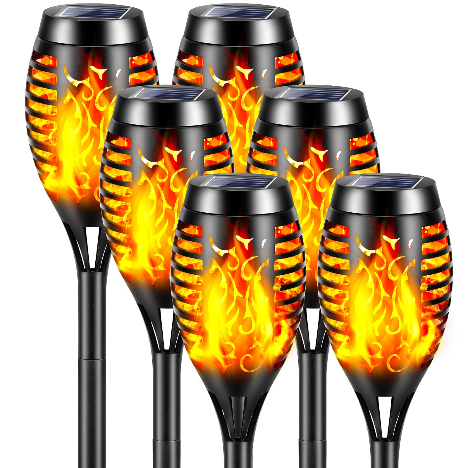 Solar-Gartenfackel f��r drau?en Garten Deko