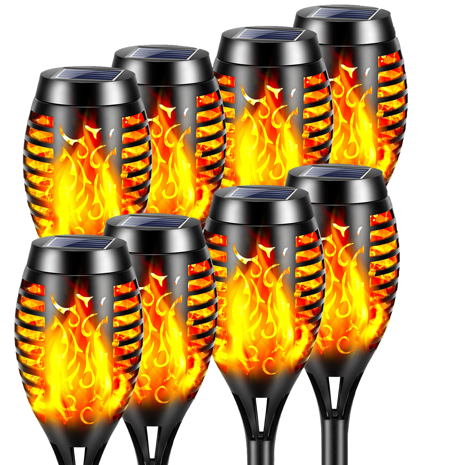 Solar-Gartenfackel f��r drau?en Garten Deko