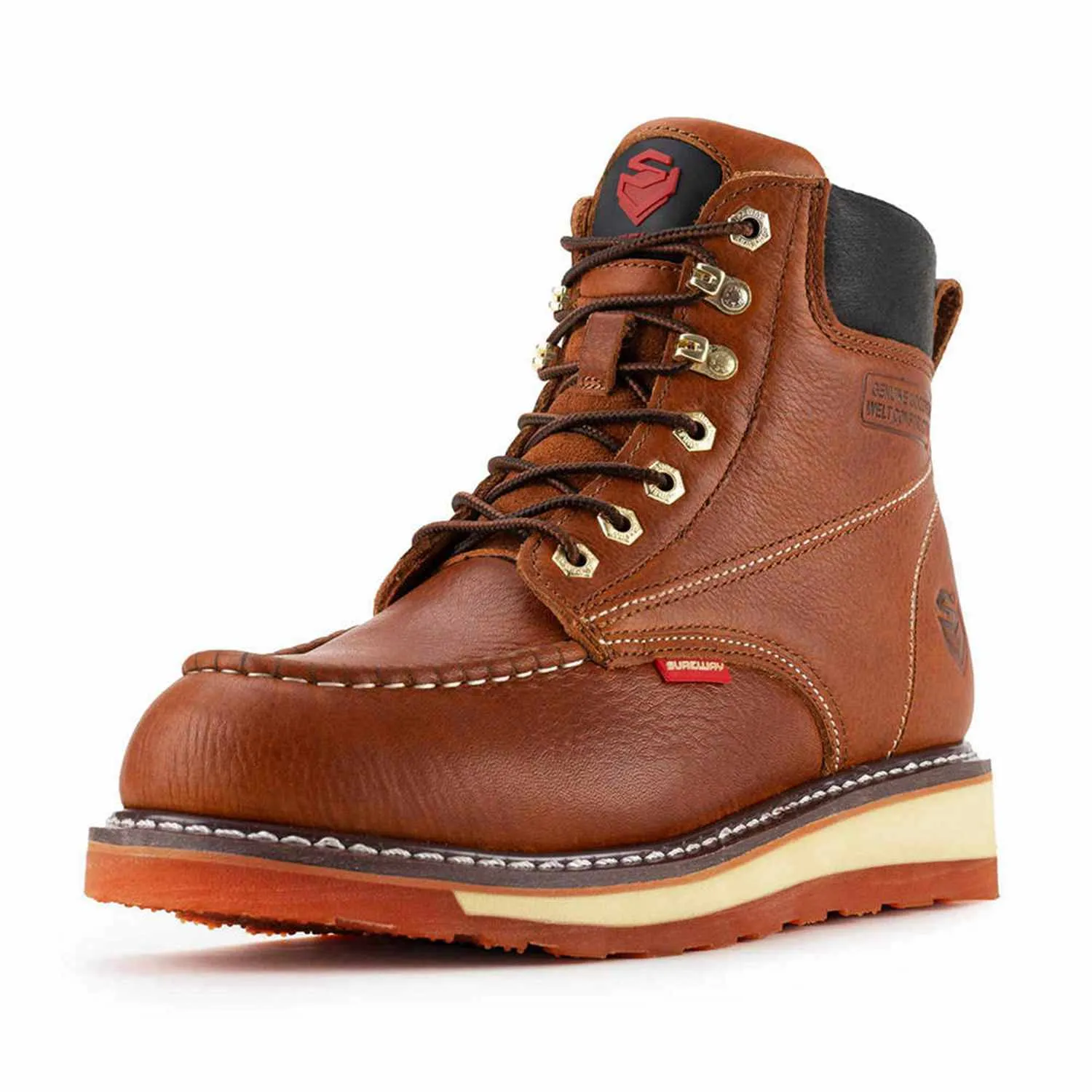 Sureway Men's Classic  Moc Toe Work Boots 601