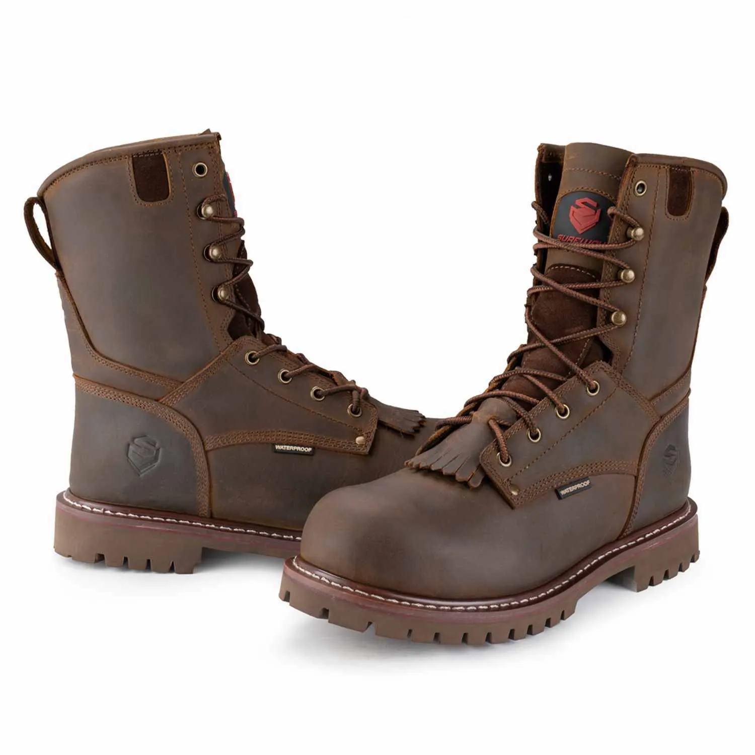 Sureway 8inch Safety Toe Logger Boots Safety Boots for Sale