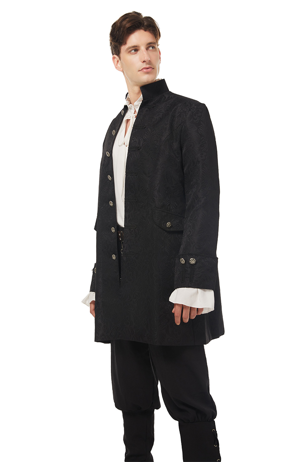 Retro Vintage Punk Men's Uniform Halloween Carnival Suit