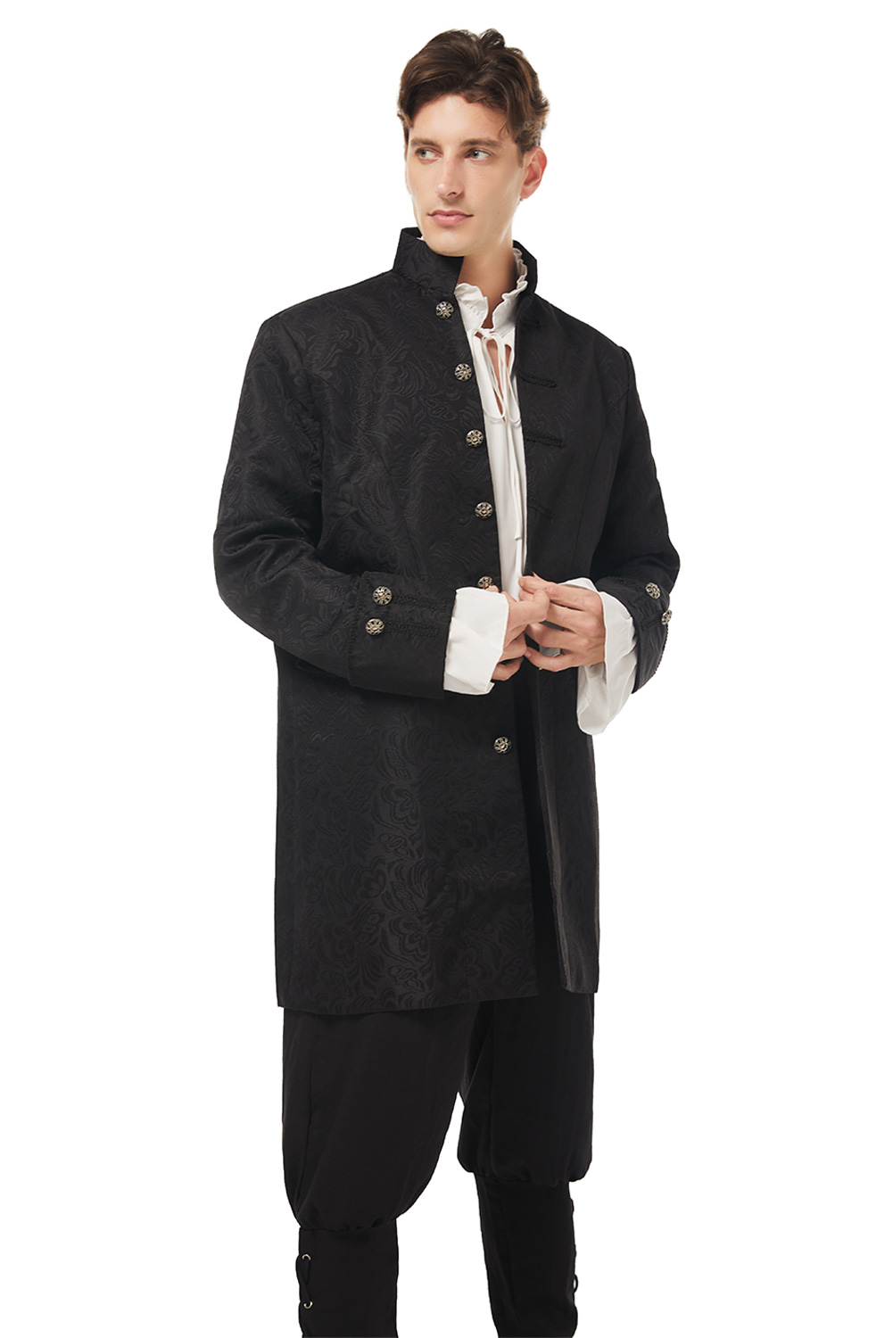 Retro Vintage Punk Men's Uniform Halloween Carnival Suit