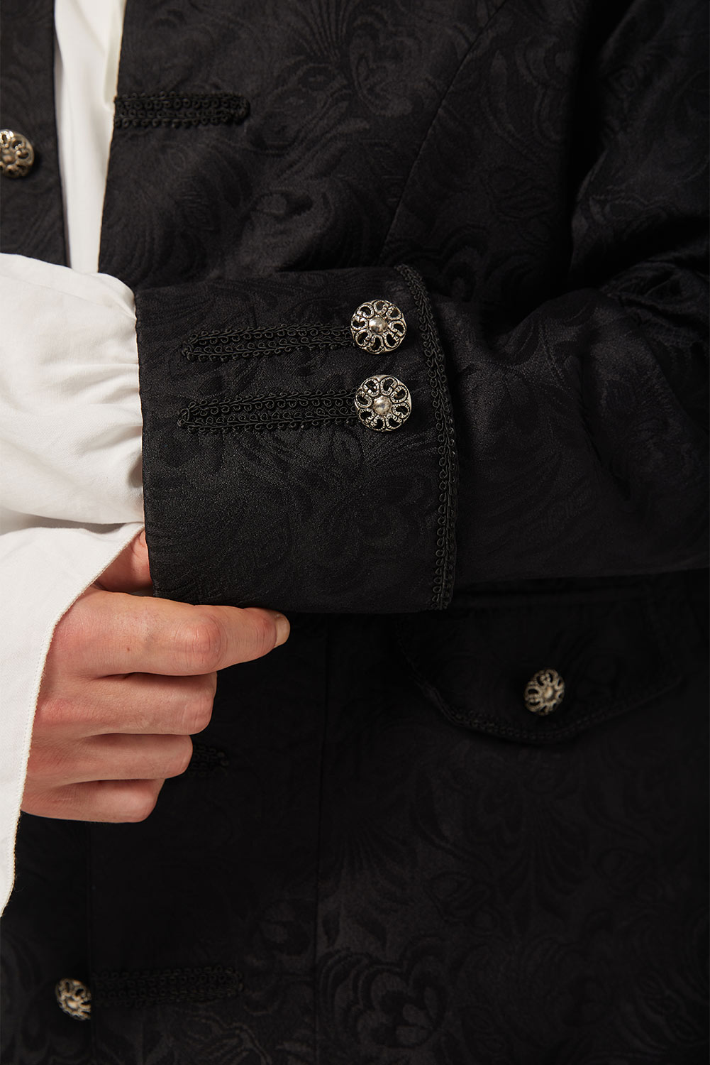 Retro Vintage Punk Men's Uniform Halloween Carnival Suit