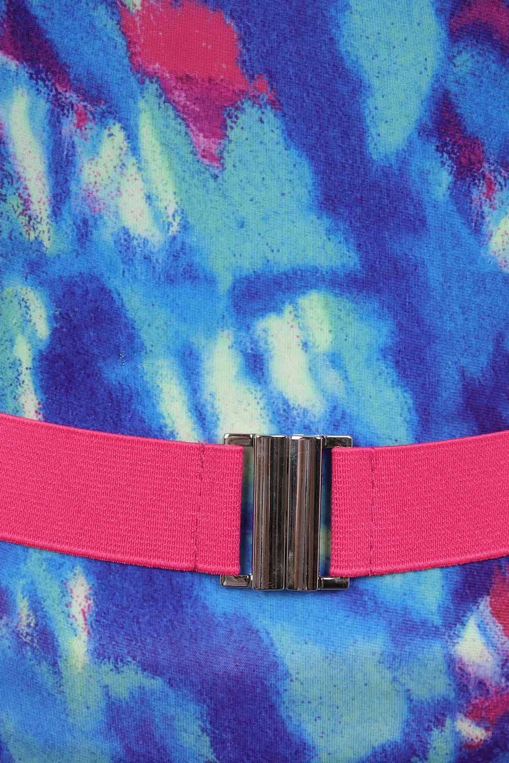 80S Retro Vintage Women Printing One-Piece Sportswear Halloween Carnival Suit