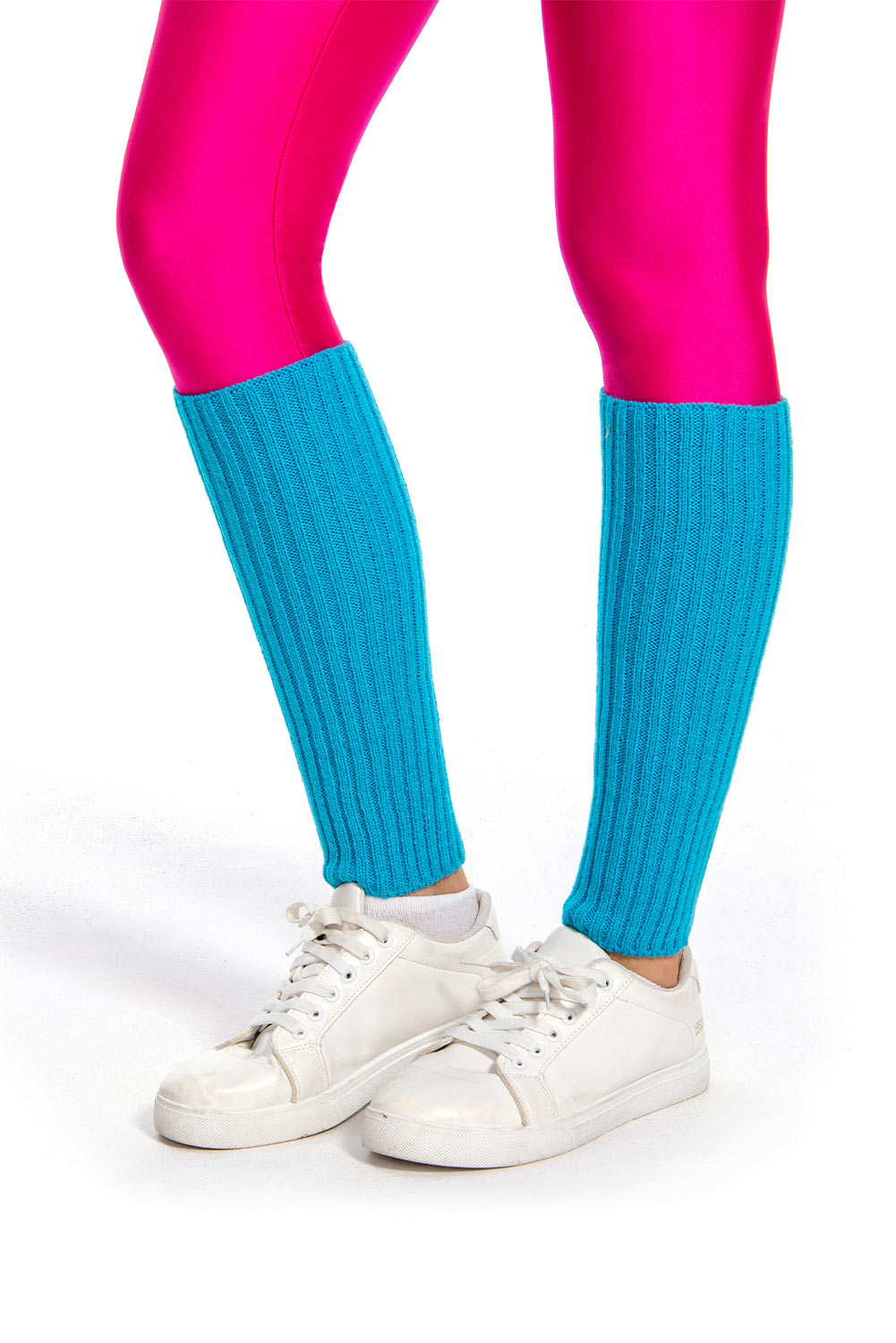 80S Retro Vintage Women Colorful Shiny Surface Gym Outfits Halloween Carnival Suit