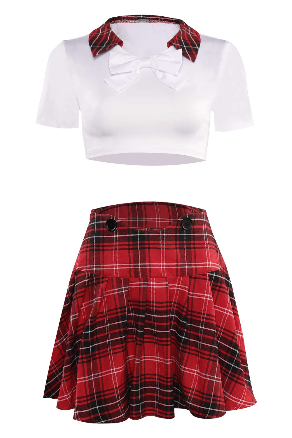 Retro Vintage School Dress Outfits Halloween Carnival Suit