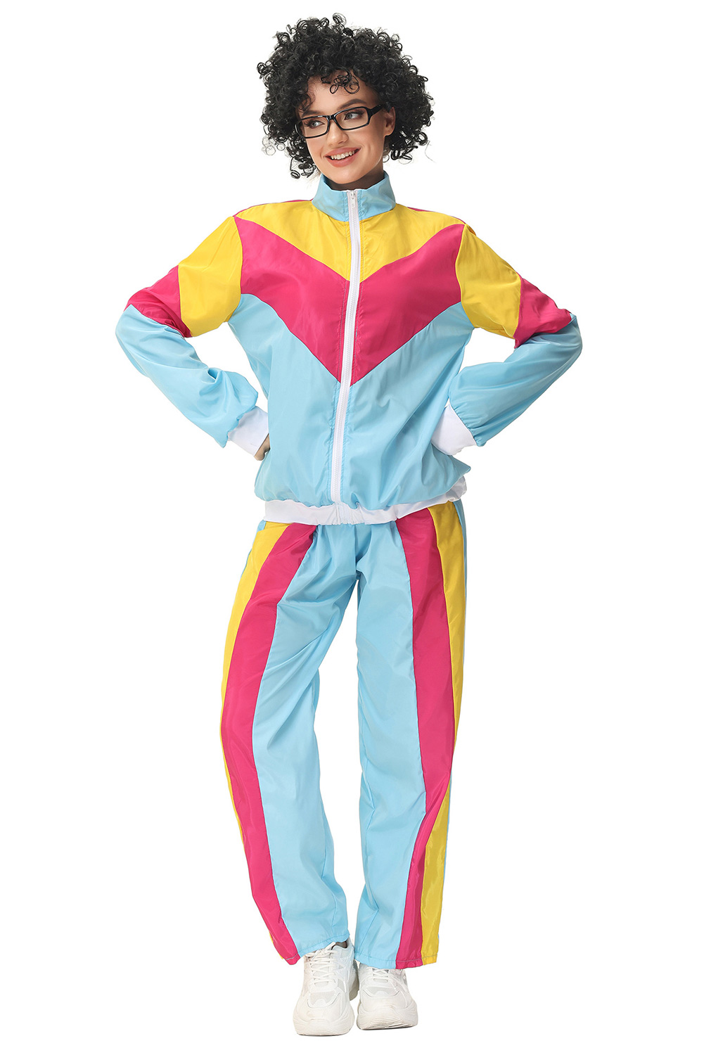 Retro Vintage Hip-Hop Disco Sportwear Outfits Halloween Carnival Suit