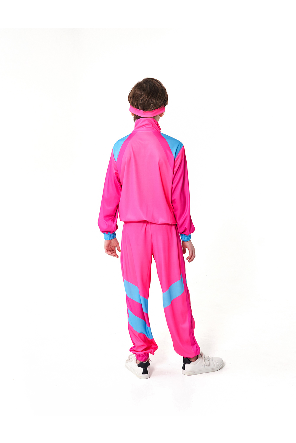 Retro Vintage Hip-Hop Kids Children Pink Dance Tracksuit Halloween Carnival Suit