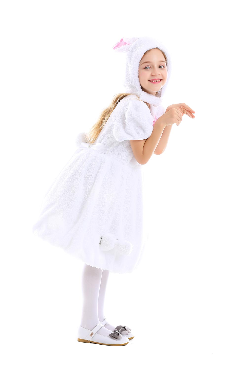 Kids Girls Kawaii Rabbit Dress Outfits Cosplay Costume Halloween Carnival Suit