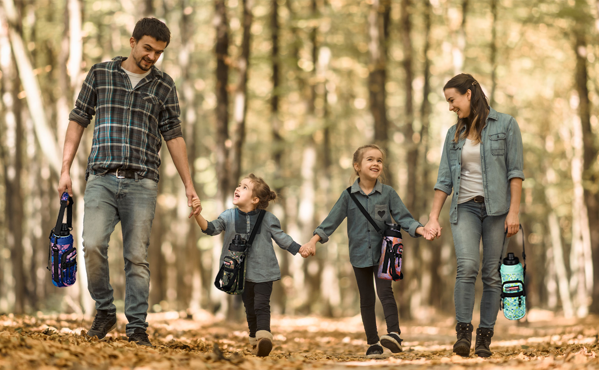 Water Bottle Carrier with Strap2