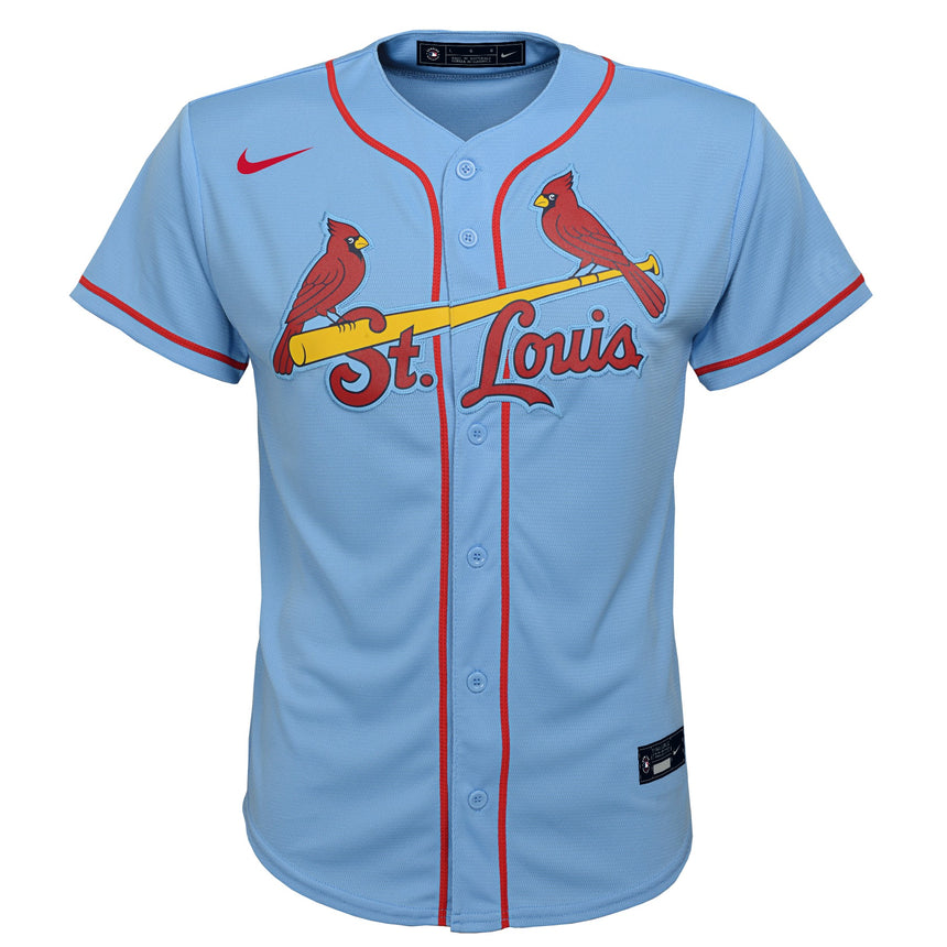 Youth St. Louis Cardinals Nolan Arenado Light Blue Alternate Jersey -  Replica