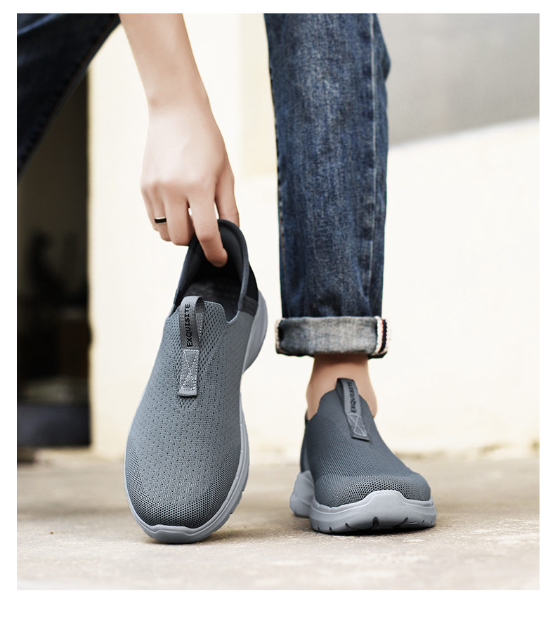 Men's Slip-Ins Hands Free Comfort Shoes-mitchellshoes
