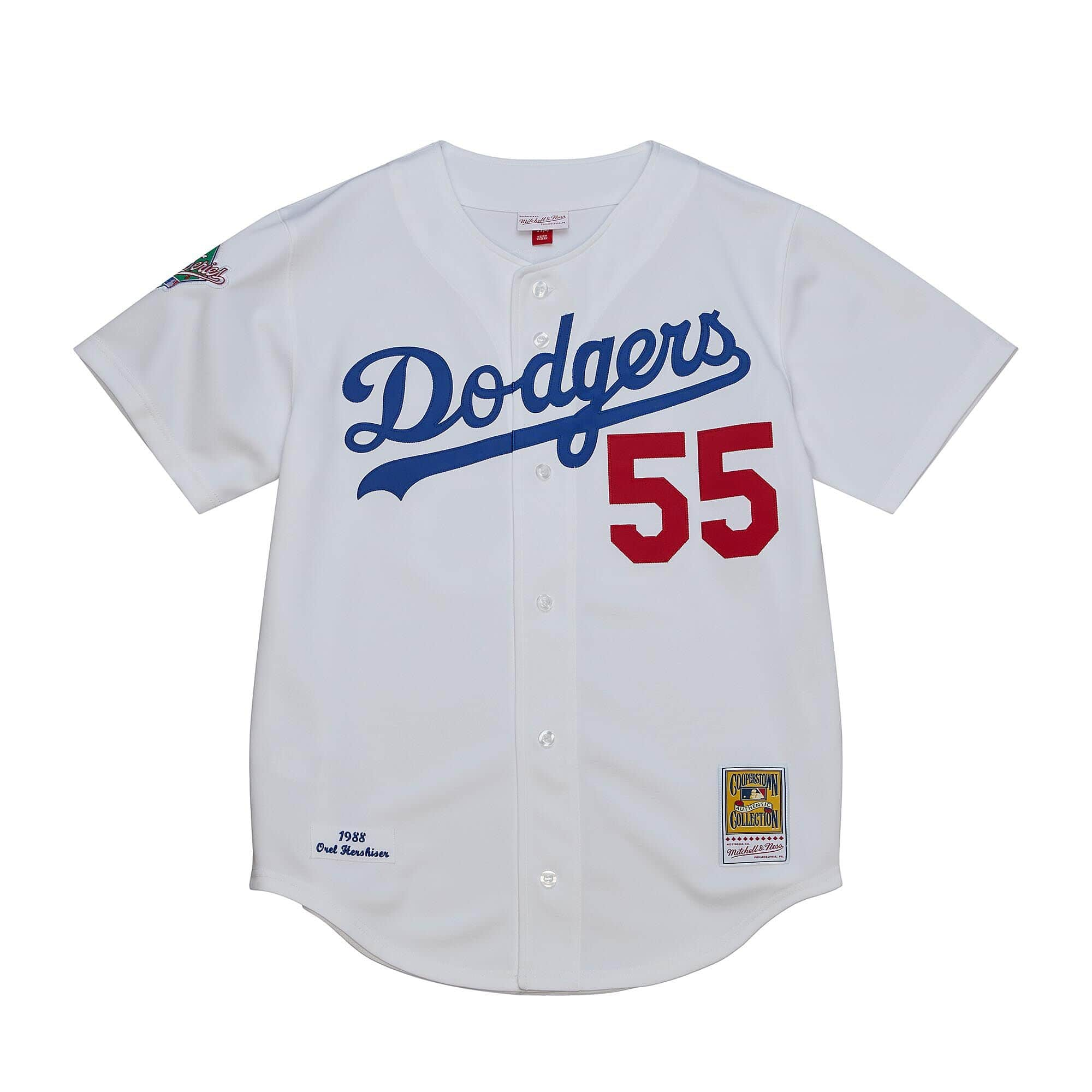 Orel Hershiser Custom Throwback 80s Los Angeles Dodgers Home Jersey Mens  Small