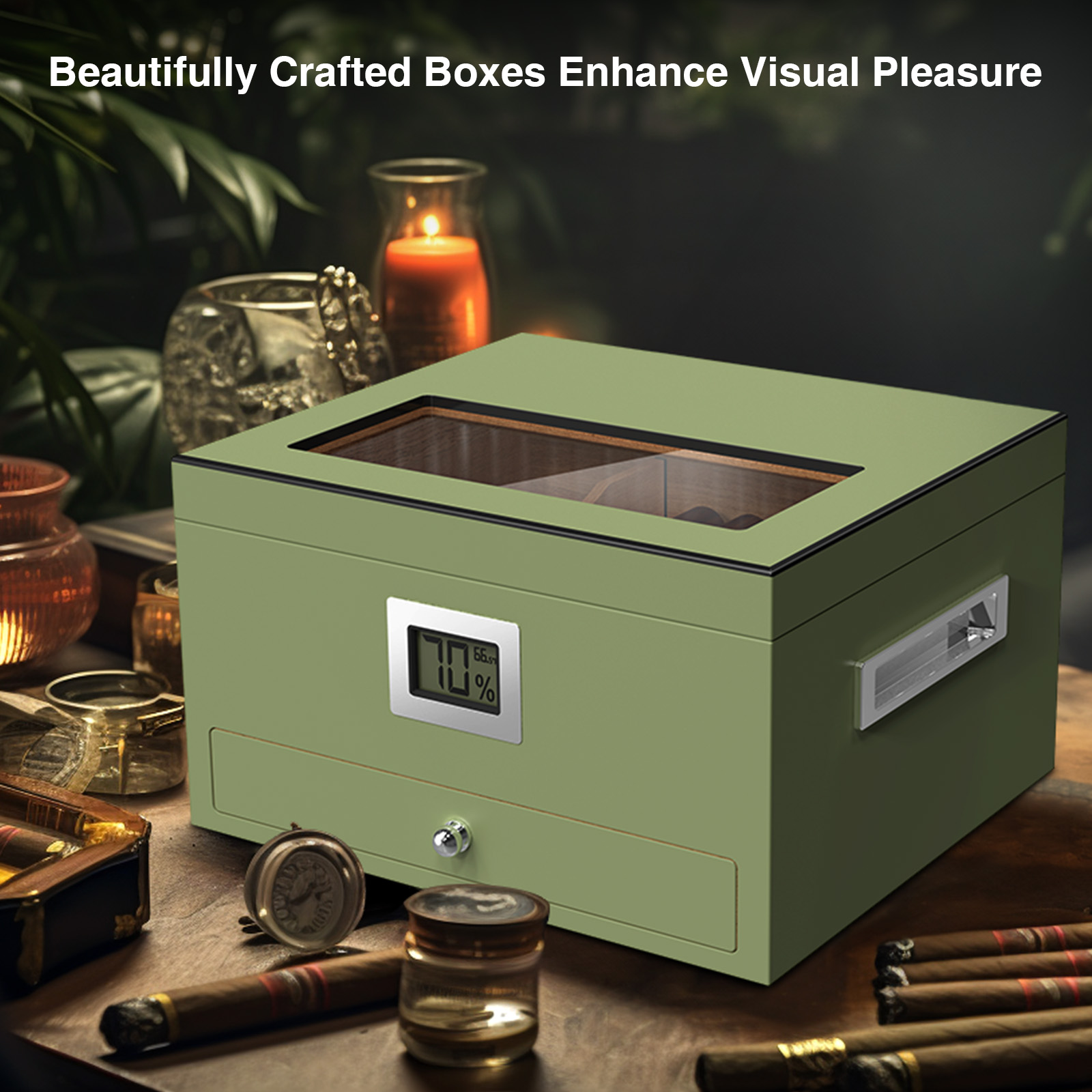 Mojgar Spanish Cedar Cigar Humidor