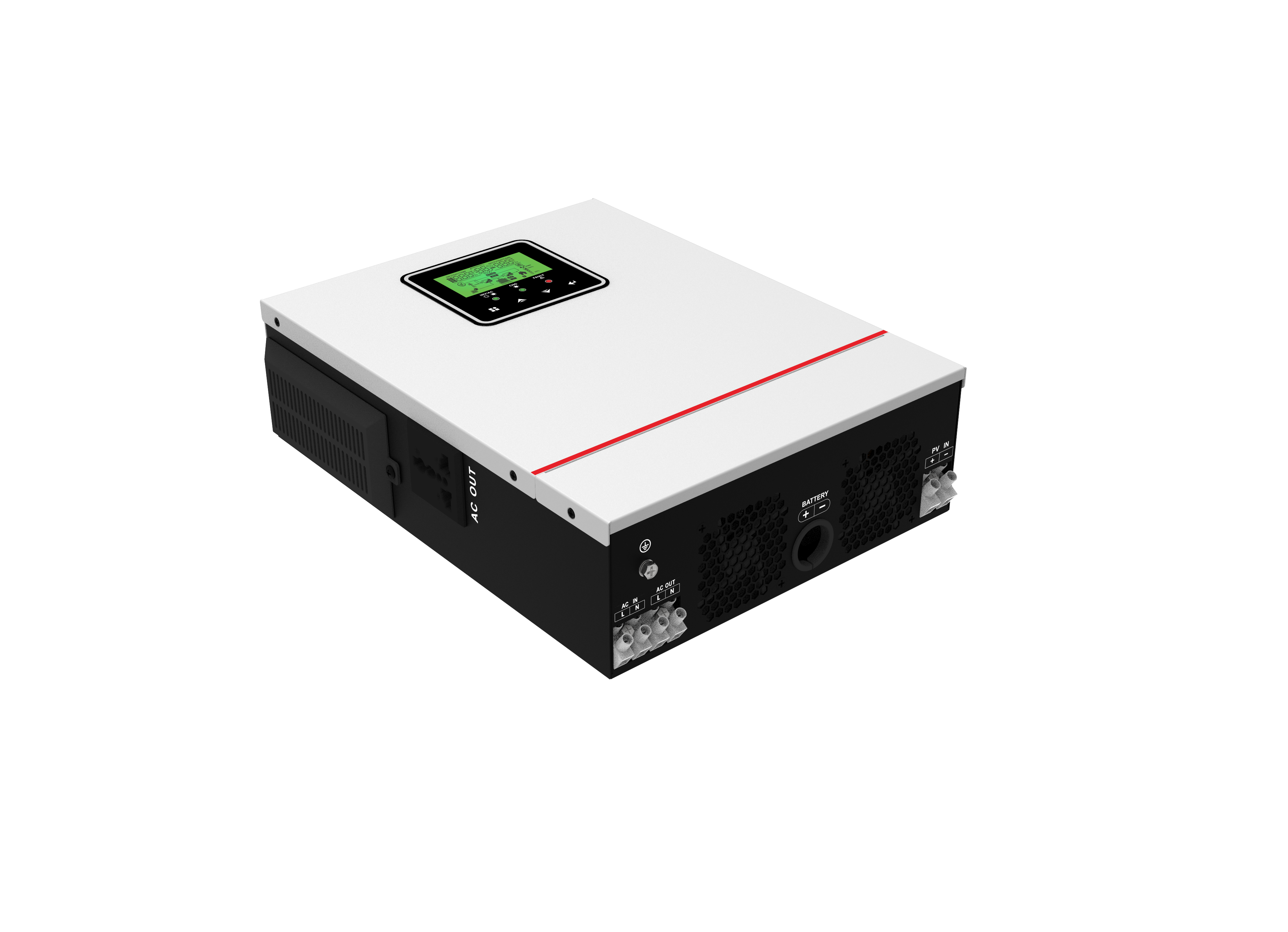 Daxtromn Mix power from Solar Grid Pure Sine Wave Solar Inverter with Built-in 40A MPPT Solar Charger 1000W OFF GRID Solar Inverter