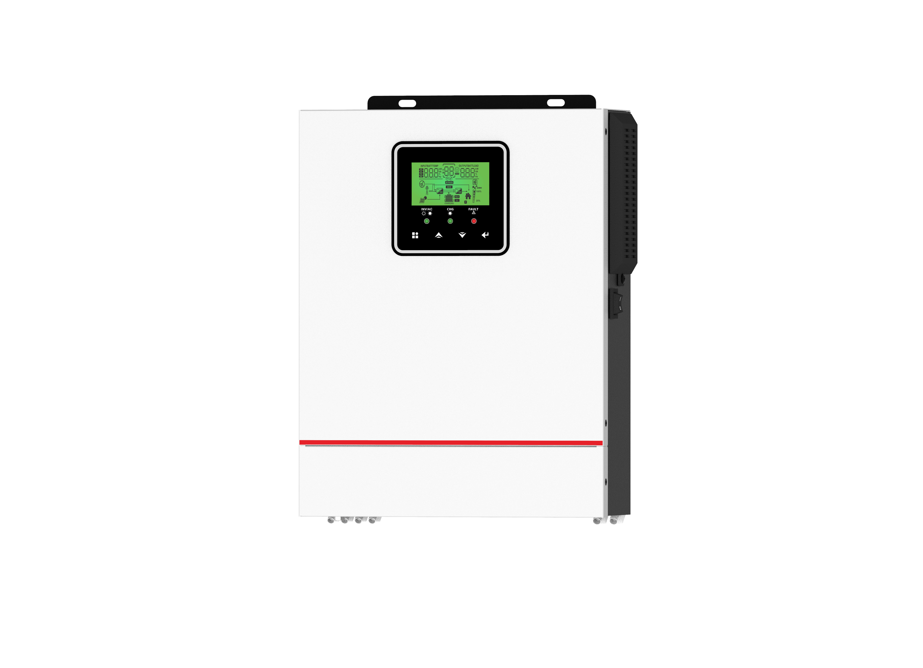Daxtromn Mix power from Solar Grid Pure Sine Wave Solar Inverter with Built-in 40A MPPT Solar Charger 1000W OFF GRID Solar Inverter