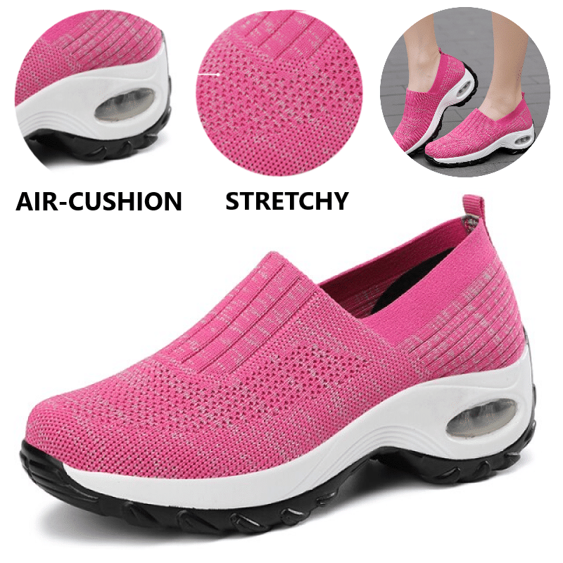 Slip-on Orthopedic Walking Sneaker for Plantar Fasciitis with ARCH Support