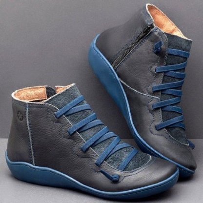 Premium Orthopedic Lace-Up Ankle Boots