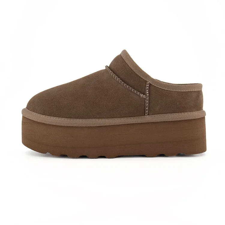Classic Ultra-Mini Chestnut Platform Boots