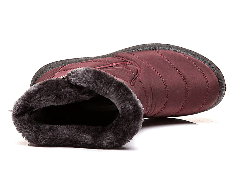 Women Fur Lined Outdoor Orthopedic Snow Boots