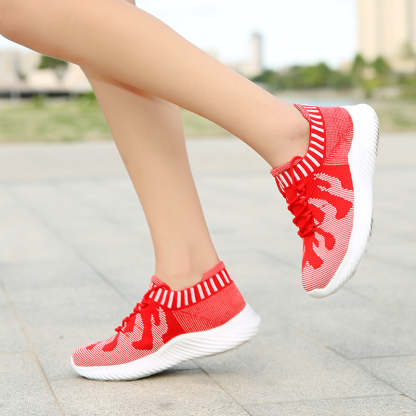 Comfortable Walking Memory Foam Lightweight Sports Shoes  Slip on Sock Sneakers