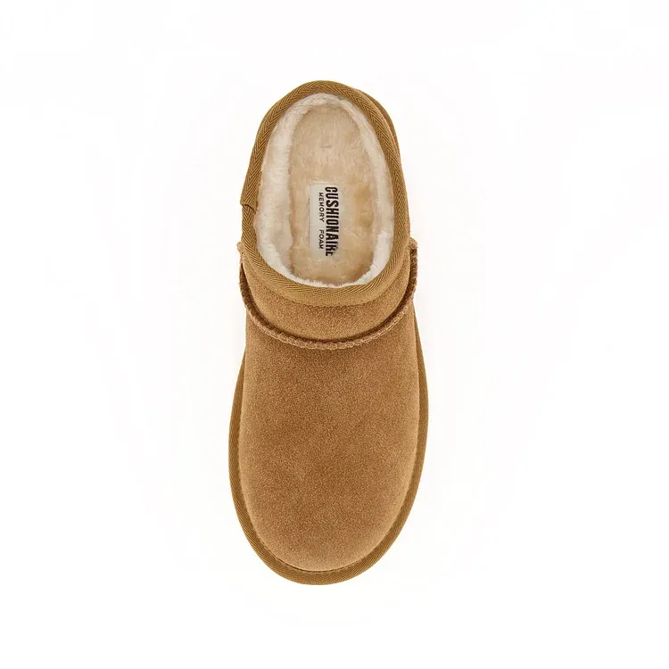 Classic Ultra-Mini Chestnut Platform Boots