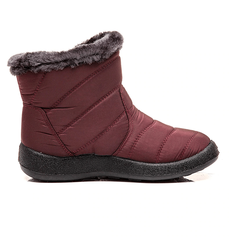 Women Fur Lined Outdoor Orthopedic Snow Boots