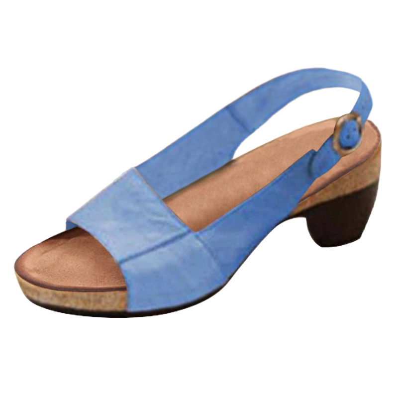 Orthopedic Women Sandal Breathable Arch Support Wedge Slip On Vintage Summer