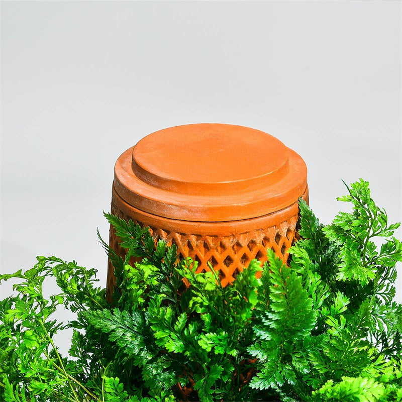 Terraplanter Pot de fleur hydroponique en terre cuite d'intérieur simple  créatif L
