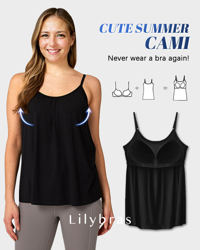 Lily® Women’s Fly Free Cooling Cami with Built-in Bra