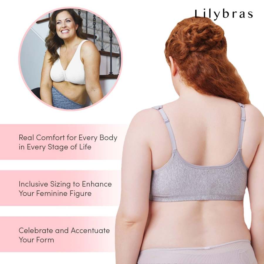 LILY®Front Closure Cotton Bra-Perfect Post Surgery Bra