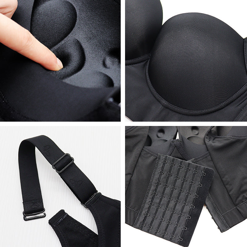 Fashion Deep Cup Bra With Shapewear Incorporated L8R0 