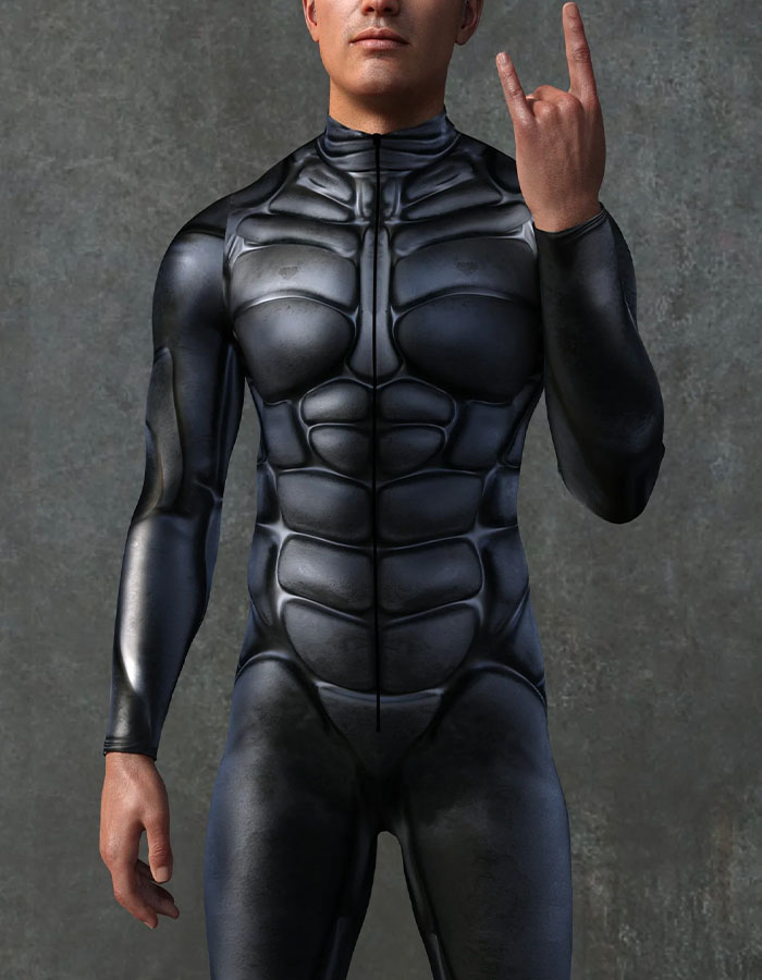 Muscle Bombs Suit Male Costume