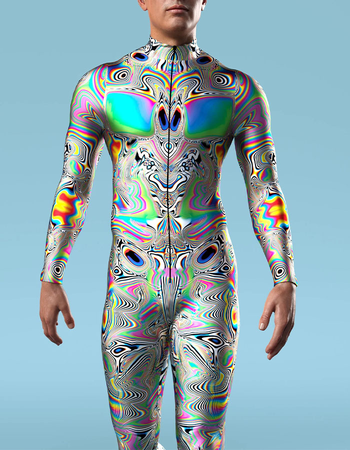 Galactic Illusion Suit Male Costume
