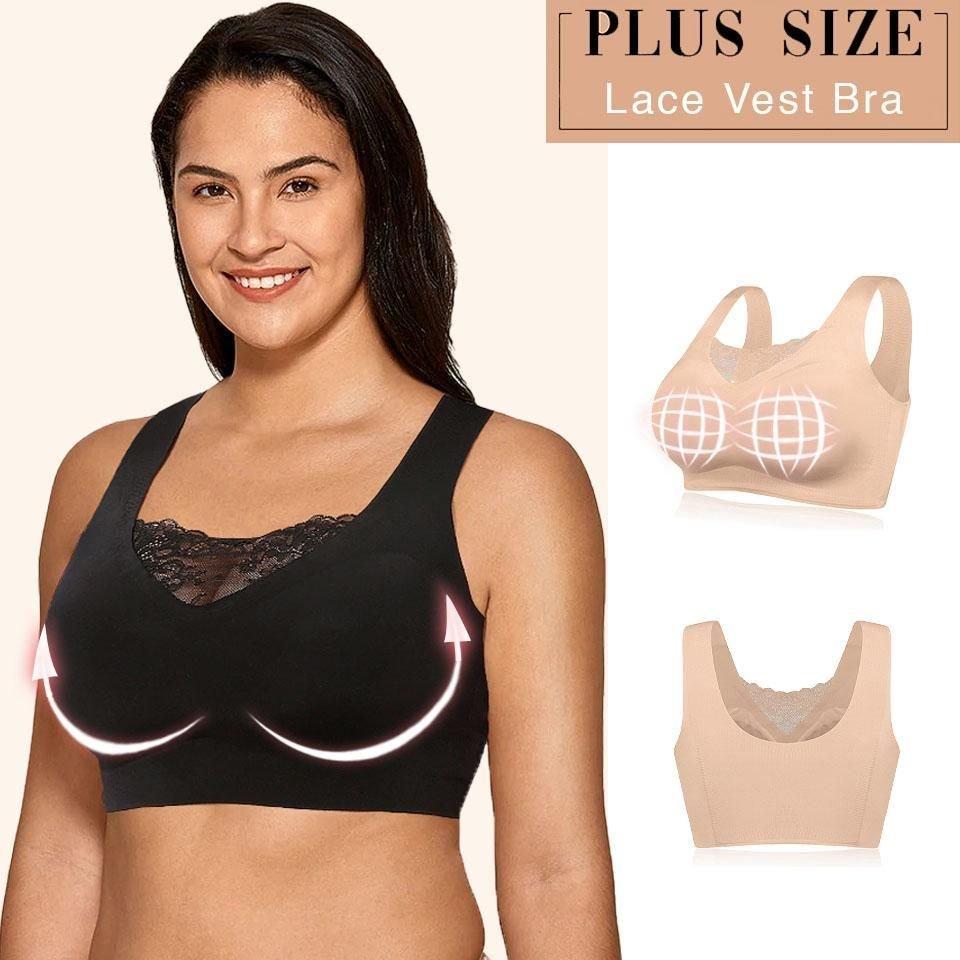 New Plus Size Women Breathable Sports Bra icycreamyy Seamless Bras