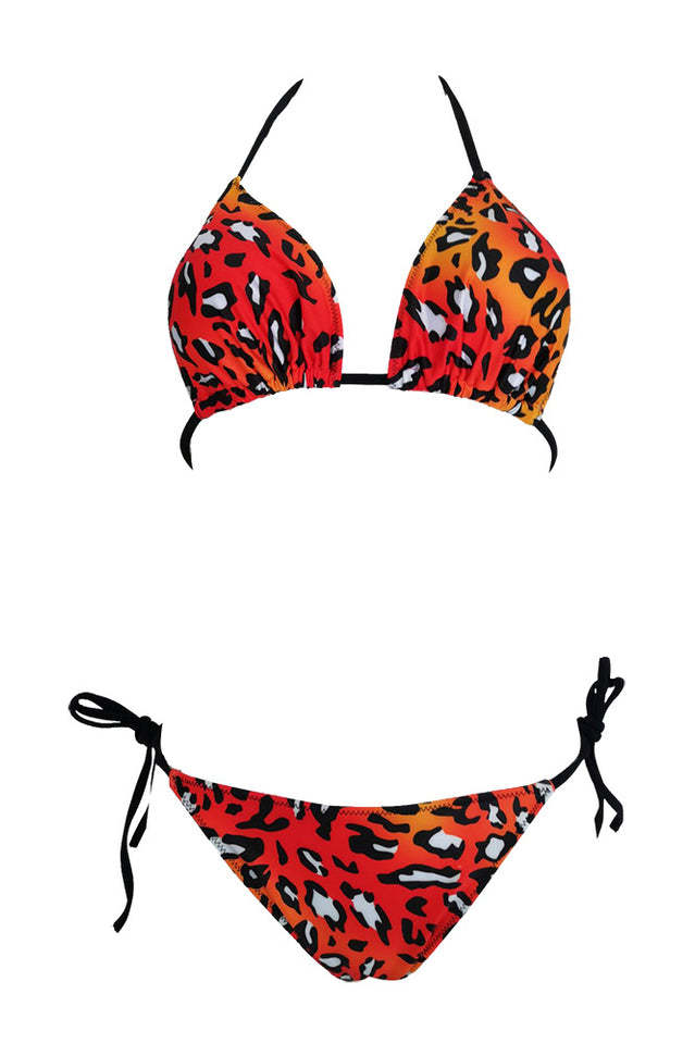 Print Push Up Diving Suit Two Piece Set