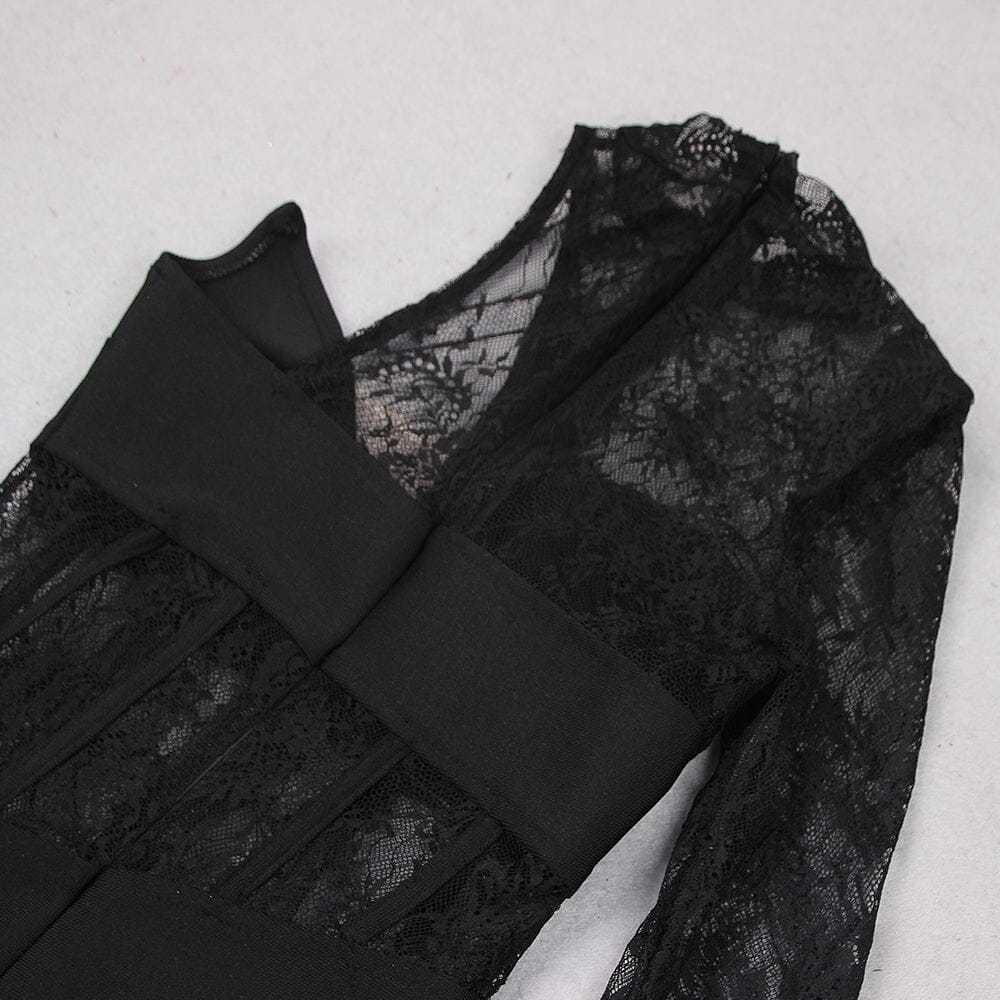 One Shoulder Short Dresses with Lace Bodice Moss Plus Size
