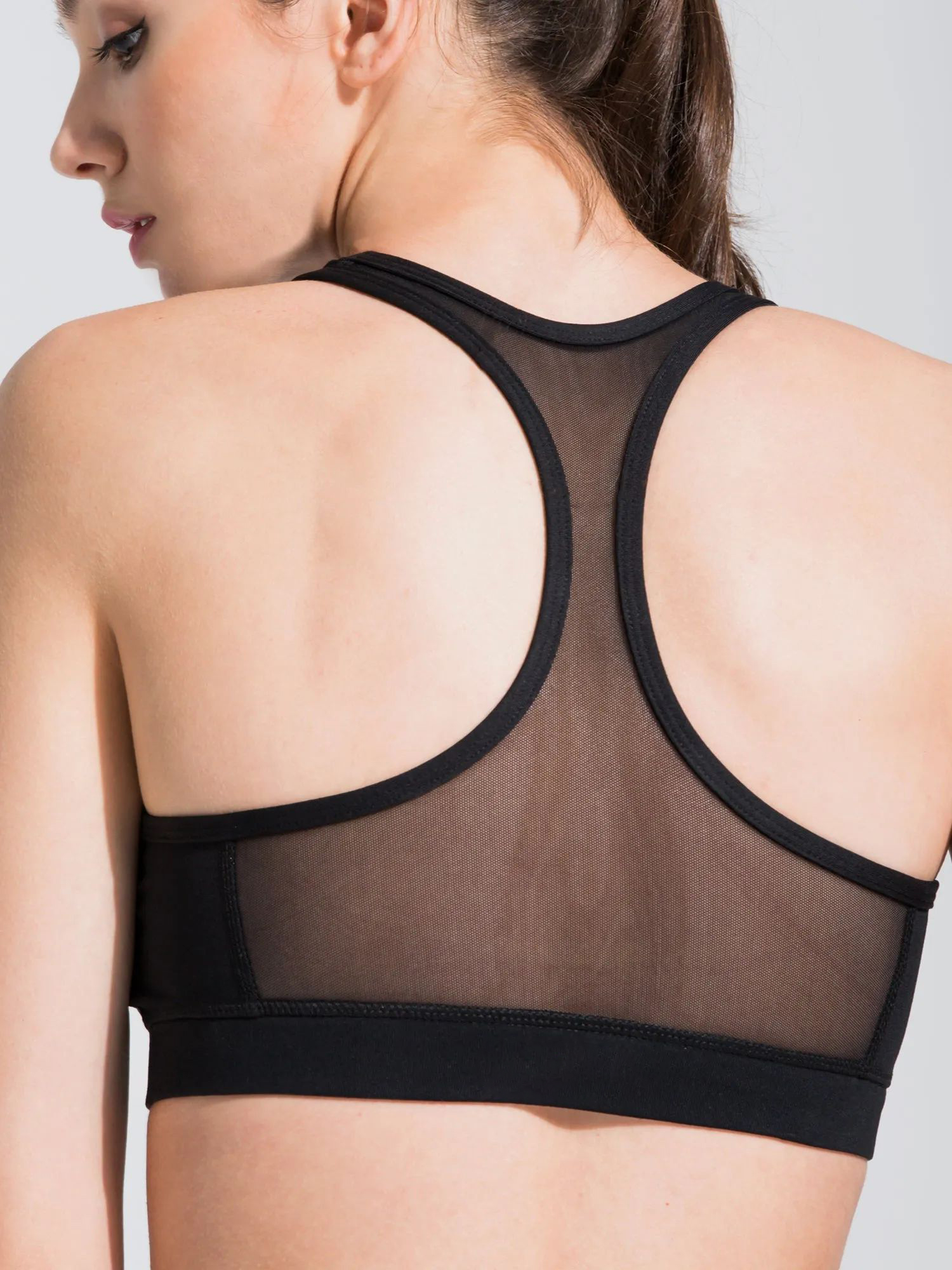 INTRO BRA, BLACK/BLACK MESH