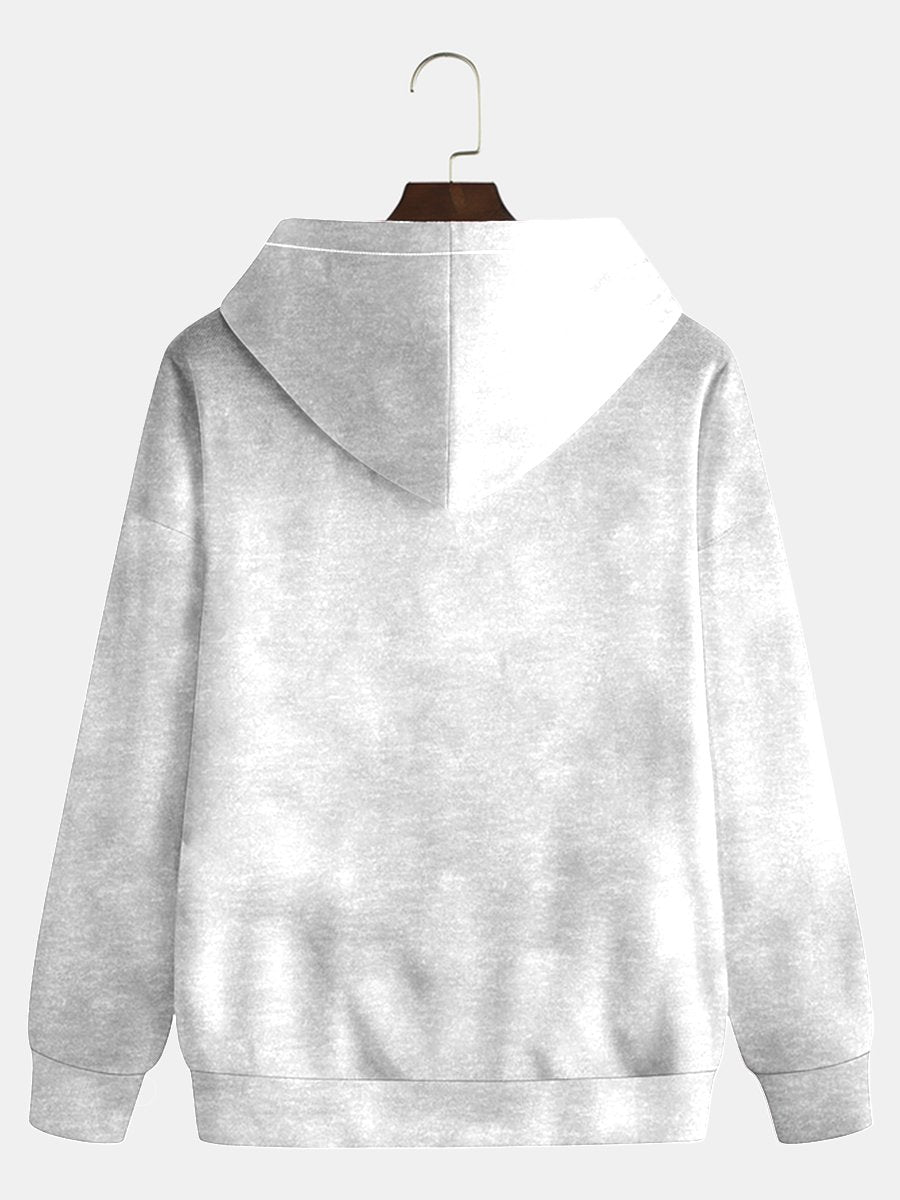 Men's Hawaiian Hoodie Shark Print Beach Oversized Hoodie