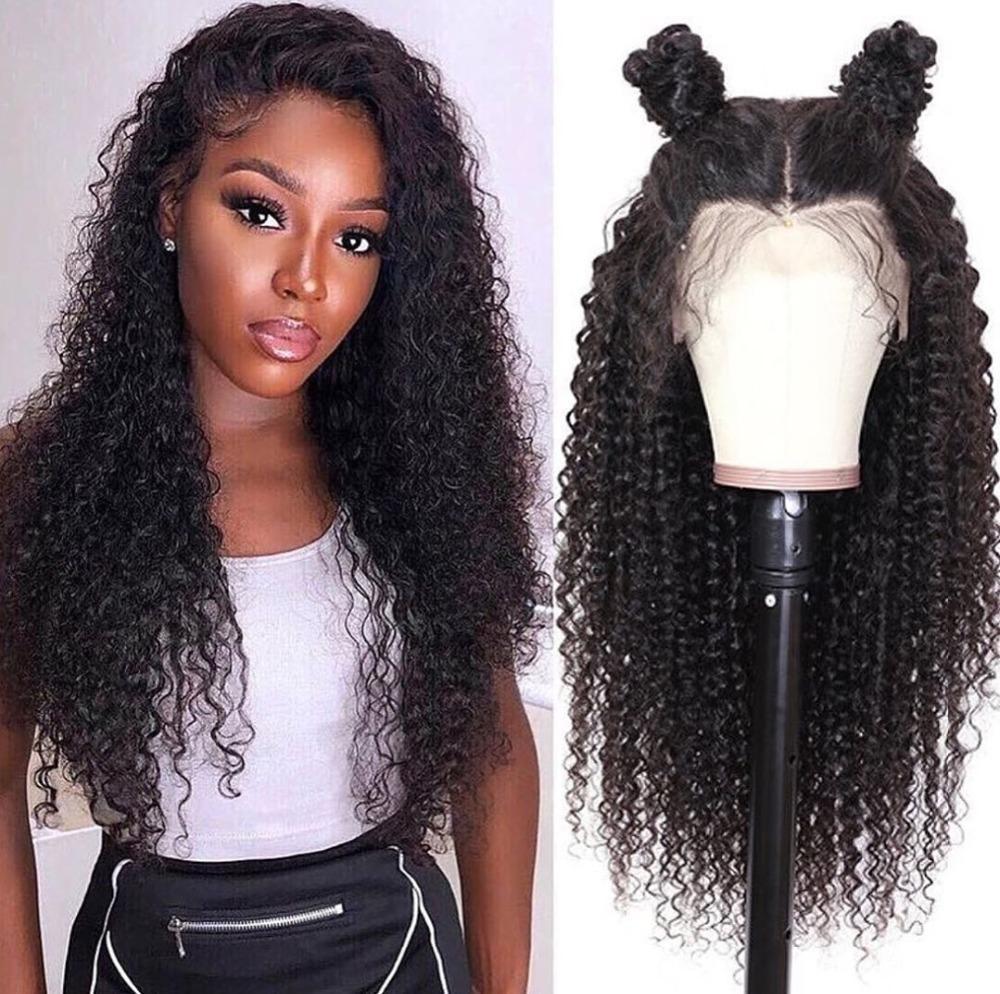 Brazilian 360 Lace Human Hair Curls Wigs Lady Wig