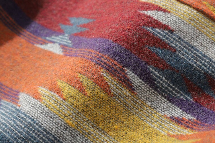 Men's retro geometric button down shirt