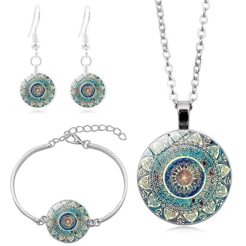 Women's necklace Chic & Modern Street Flower Jewelry Sets / Green / Fall / Winter / Spring / Summer