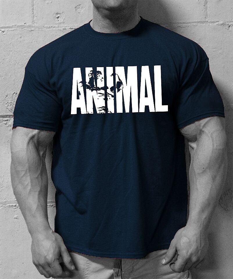Animal Crew Neck Men's Cotton T-Shirt 