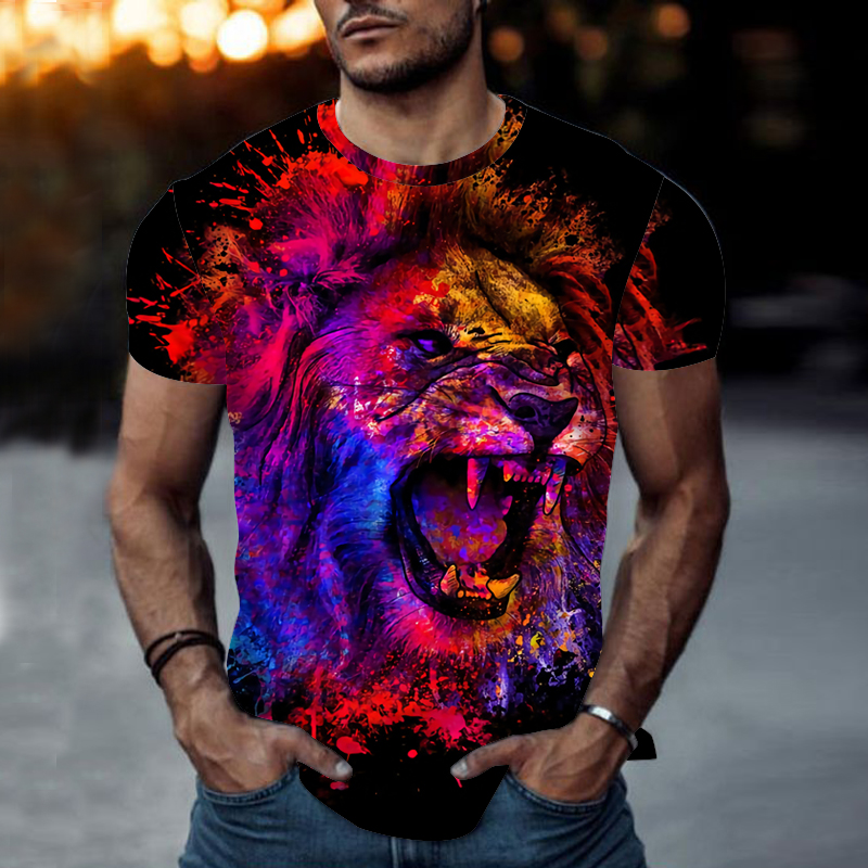 [Copy]Men's 3D Abstract Print T-Shirt
