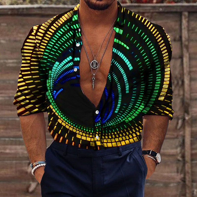 Men's shirts 3D printed tops