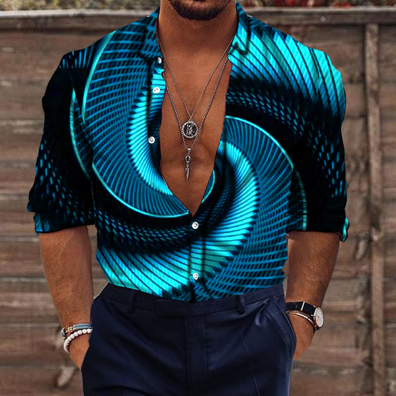 Men's shirts 3D printed tops
