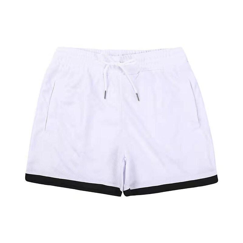 Men's Running Drawstring Elastic Waist Casual Daily  Workout Shorts