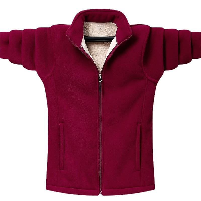 Autumn and winter fleece jacket loose fleece sweater